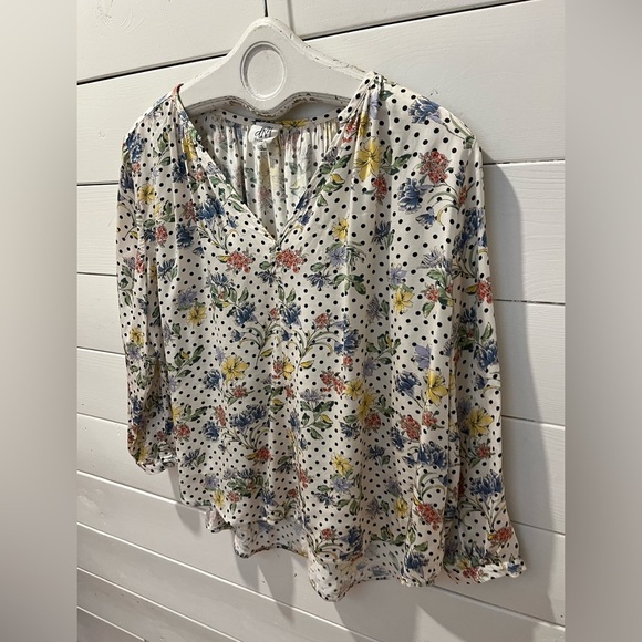 📍Floral Polka Dot Blouse - dRA for Anthropologie (Size S)🌸 - Picture 6 of 7